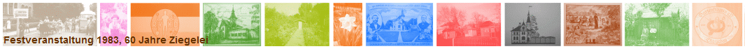 Festveranstaltung 1983, 60 Jahre Ziegelei