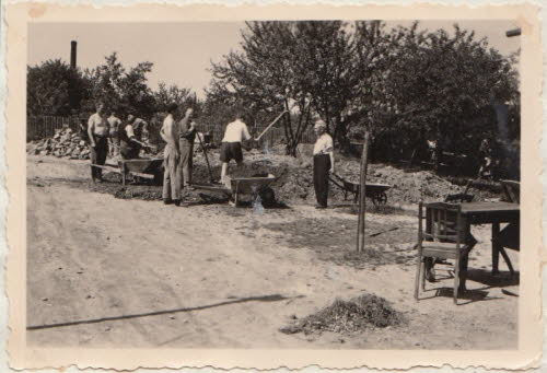 Bau des Gartenheimes 1954