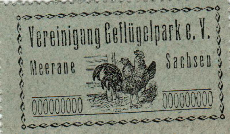 Geflgelpark - Wertmarke 1931
